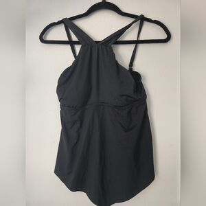 Merona Black Tankini Top Size Small